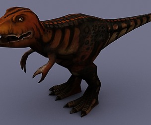 Dino Strut cartoon