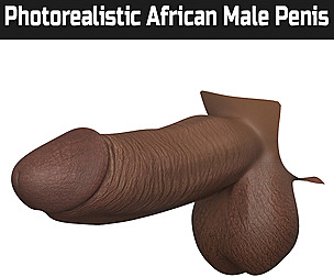 Photorealistic African Male Penis