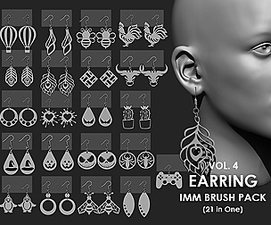 Earring IMM Brush Pack (21 in One) Vol.4