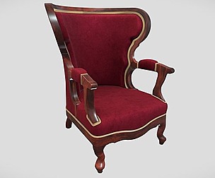 Victorian living room armchair