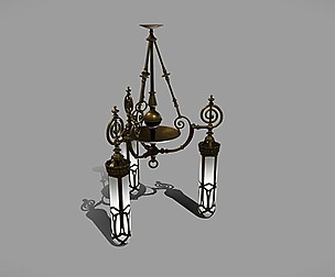 Victorian living room chandelier