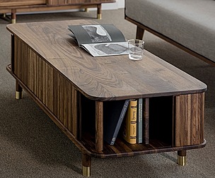 Walnut A type wooden sofa table