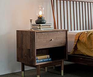 Table Solid Wood Bed Mini Chest