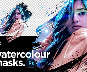 Watercolour Masks & Shapes Pack