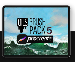 OILS BRUSH PACK v5.6 (PROCREATE)