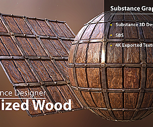 Stylized Wood | Substance Graph