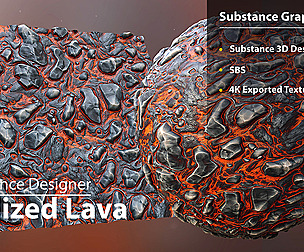 Stylized Lava | Substance Graph