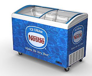 Ice cream Display Fridge 02