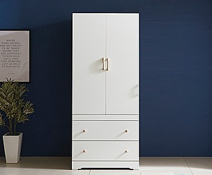 Ease 800 Two Drawer Wardrobe
