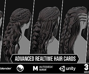 10 Advanced Realtime Hair Cards