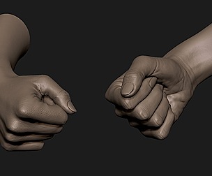 Realistic female hand 1