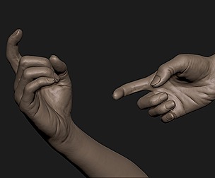 Realistic female hand 8