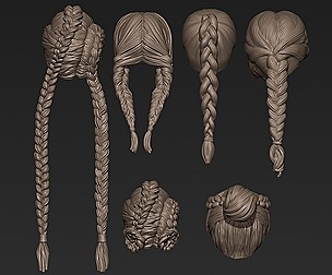 Female Hair Collection 1
