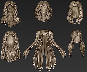Female Hair Collection 5