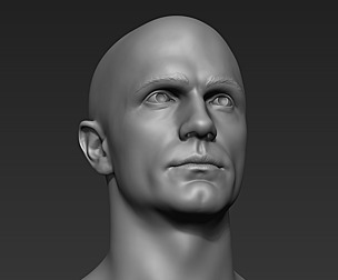 Male Head Sculpt 4