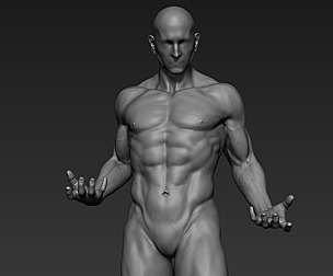 Male Full Body Sculpt Pose 1