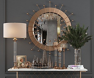 CRYSTAL DECORATIVE SET