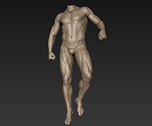 Male Full Body Sculpt Pose 4