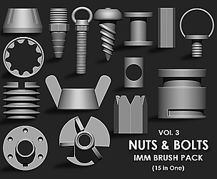 Nuts & Bolts IMM Brush Pack (15 in One) Vol. 3