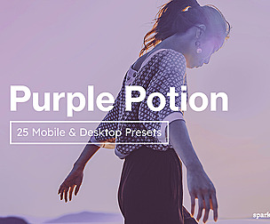 25 Purple Potion Lightroom Presets and LUTs