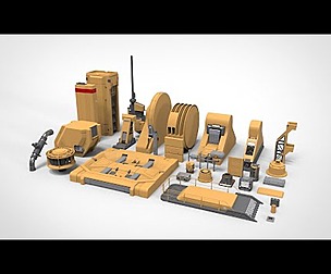 sci-fi Architecture kitbash 37