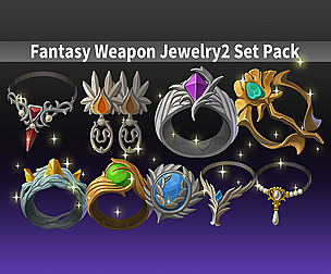 Fantasy Weapon Jewelry2 Set Pack