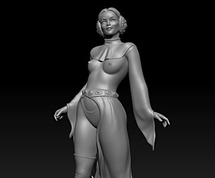 Sexy Princess Leia Fan Art