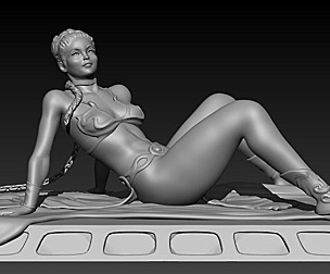 Slave Princess Leia Fan Art