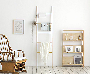 MORINOKI Bamboo Hanger Rack