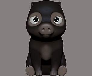 Printeable Iberian Piggy