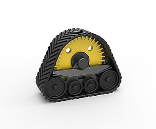 Rear Track of tractor 1:25