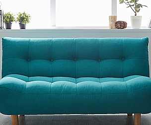2-seater waterproof fabric sofa