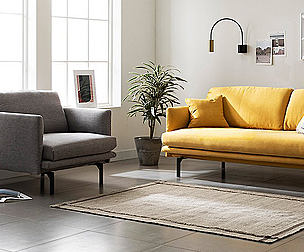 Style Clean Washable XF Fabric Sofa