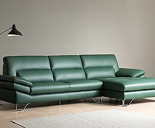 Cotton Leather Cowhide Sofa