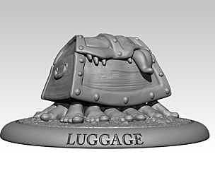 The Luggage from the terry Pratchett Books