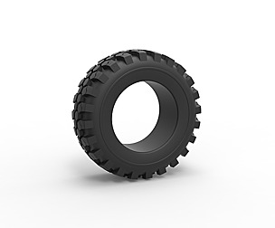 Offroad tire 43 Scale 1:25