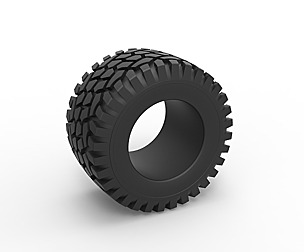 Offroad tire 44 Scale 1:25