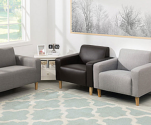 Pico single seat fabric sofa