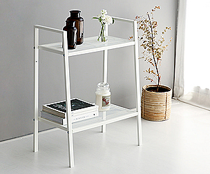 LEITER shelf 600 wide 2 tier