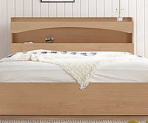 Groove LED Light Storage Bed Frame
