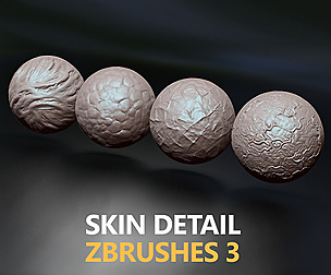 Skin Detail Zbrushes 3