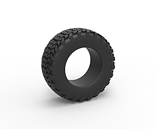 Offroad tire 46 Scale 1:25