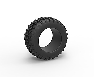 Offroad tire 47 Scale 1:25