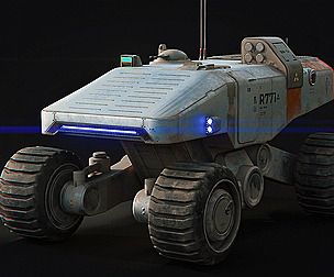 Martian Space Rover Mars Explorer