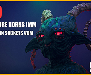 50 Creature Horns IMM + 10 Horn Sockets VDM