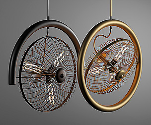Qiuxi Retro Classic Ceiling Fan Lights