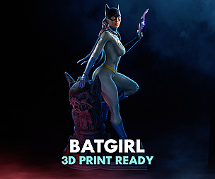 BatGirl - 3D Print Ready