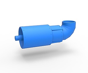 Jet engine 6 Scale 1:25