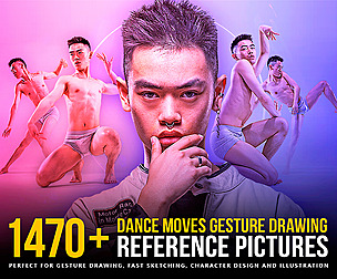 1470+ Dance Moves Gesture Refpack