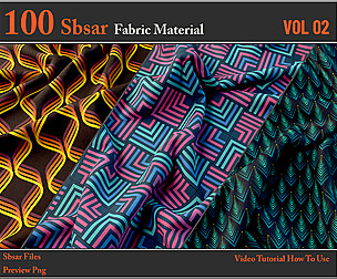 100 SBSAR Files Fabric Material + Video How To Use